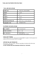 Предварительный просмотр 3 страницы Paslode F250S-PP Operating Manual And Schematic