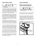 Предварительный просмотр 5 страницы Paslode F350-21 Operating Manual And Schematic