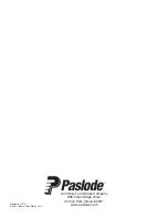 Preview for 16 page of Paslode F400S Operating And Maintenance Manual