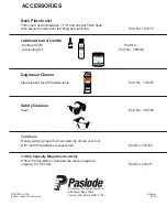 Preview for 4 page of Paslode FN 1665 Operating Manual And Schematic