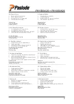 Preview for 7 page of Paslode FN1550A26 Operating Instructions Manual