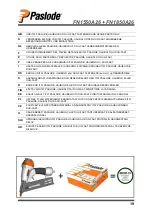 Preview for 19 page of Paslode FN1550A26 Operating Instructions Manual