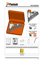 Preview for 4 page of Paslode FN1565A34 Operating Instructions Manual