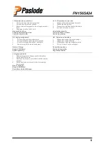 Preview for 8 page of Paslode FN1565A34 Operating Instructions Manual