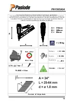 Preview for 14 page of Paslode FN1565A34 Operating Instructions Manual