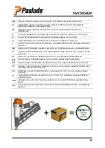 Preview for 19 page of Paslode FN1565A34 Operating Instructions Manual