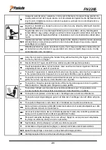 Preview for 22 page of Paslode FN2265 Operating Instructions Manual