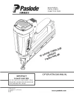 Paslode IM250A Operating Manual preview