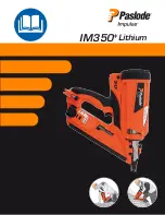 Paslode IM350+ Lithium User Manual preview