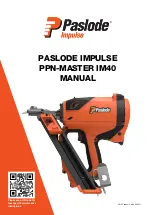 Предварительный просмотр 1 страницы Paslode IMPULSE PPN-MASTER IM40 Manual