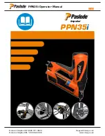 Paslode Impulse PPN35i Operator'S Manual предпросмотр