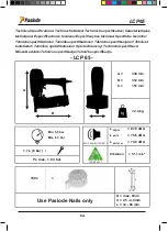 Preview for 54 page of Paslode LCP Series Operating Instructions Manual