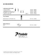 Preview for 16 page of Paslode PF250S-PP Operating Manual And Schematic