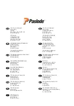 Предварительный просмотр 27 страницы Paslode Proline 248 User And Maintenance Manual