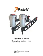 Paslode PSN100 Operating Instructions Manual preview