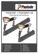 Paslode PSN50NP Operating Instructions Manual preview