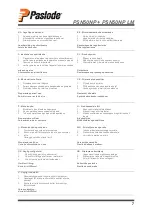 Preview for 7 page of Paslode PSN50NP Operating Instructions Manual