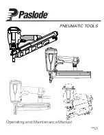 Preview for 1 page of Paslode RHP-350 Operating And Maintenance Manual