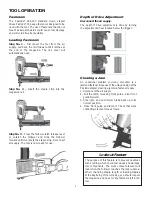 Preview for 5 page of Paslode SCS200 Operating Manual And Schematic