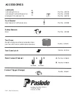 Preview for 12 page of Paslode T200-F18P Operating Manual And Schematic