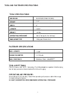 Preview for 3 page of Paslode tetraGRIP tG100CSN Operating Manual And Schematic