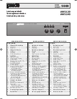 Preview for 2 page of Paso Sound Products AW5240 Instructions For Use Manual