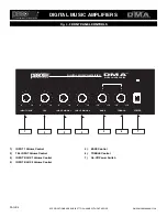 Предварительный просмотр 4 страницы Paso Sound Products DMA2015 Installation Manual And Operating Instructions