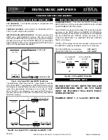 Предварительный просмотр 8 страницы Paso Sound Products DMA2015 Installation Manual And Operating Instructions