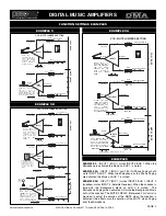 Предварительный просмотр 9 страницы Paso Sound Products DMA2015 Installation Manual And Operating Instructions