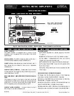 Предварительный просмотр 24 страницы Paso Sound Products DMA2015 Installation Manual And Operating Instructions