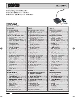 Предварительный просмотр 2 страницы Paso Sound Products ITC2000-C Instructions For Use Manual