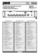 Предварительный просмотр 1 страницы Paso 8000 Series Instructions For Use Manual