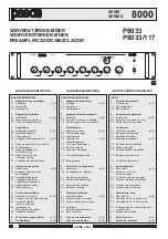 Предварительный просмотр 2 страницы Paso 8000 Series Instructions For Use Manual