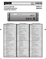 Preview for 2 page of Paso AW8121 Instructions For Use Manual