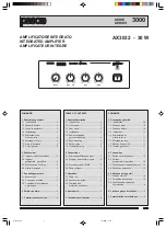 Paso AX3032 Manual preview