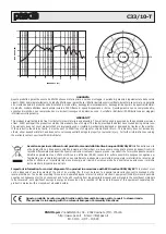 Предварительный просмотр 2 страницы Paso C33/10-T Manual