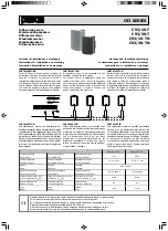 Paso C93 Series Instructions For Installation And Mounting предпросмотр