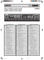 Paso CMDS PA312 Manual preview