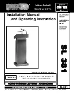 Paso Lektron Series Installation Manual And Operating Instructions preview