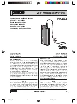 Paso MA153 Manual preview