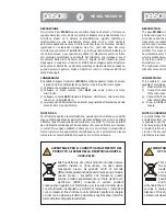 Preview for 2 page of Paso MC102-N Instructions For Use Manual