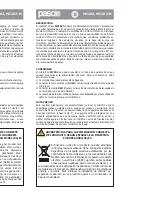 Preview for 7 page of Paso MC102 Instructions For Use Manual