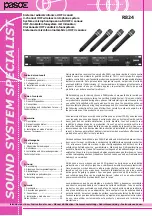 Preview for 1 page of Paso R824 Quick Start Manual