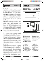 Preview for 6 page of Paso SD200 SYSTEM Manual