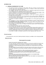 Preview for 4 page of Pasqualicchio Cantinola Touch 24 Use And Maintenance Manual