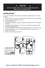 Предварительный просмотр 3 страницы pass & seymour legrand LightSense PSWCF Installation Instructions Manual