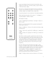 Предварительный просмотр 9 страницы Pass Laboratories Xs Preamp Owner'S Manual