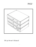 Предварительный просмотр 1 страницы Pass XP-32 Owner'S Manua