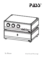 Preview for 1 page of Pass XS PHONO Manual