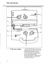 Предварительный просмотр 14 страницы Passap E 8000 Operating Manual